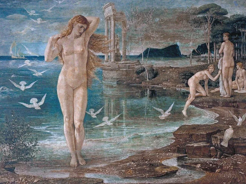 1845-Walter Crane - La rinascita di Venere (1877)